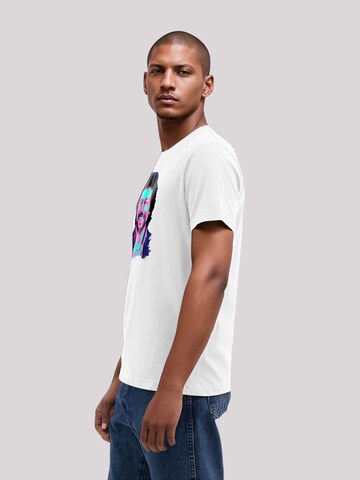 T-Shirt 'TV Times Jeremy Beadle 1982 Pop Art' F4NT4STIC en blanc