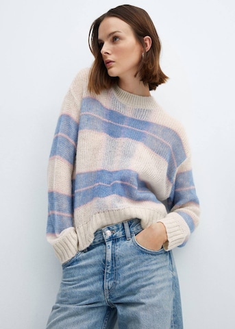 MANGO Sweater 'Destinte' in Beige: front