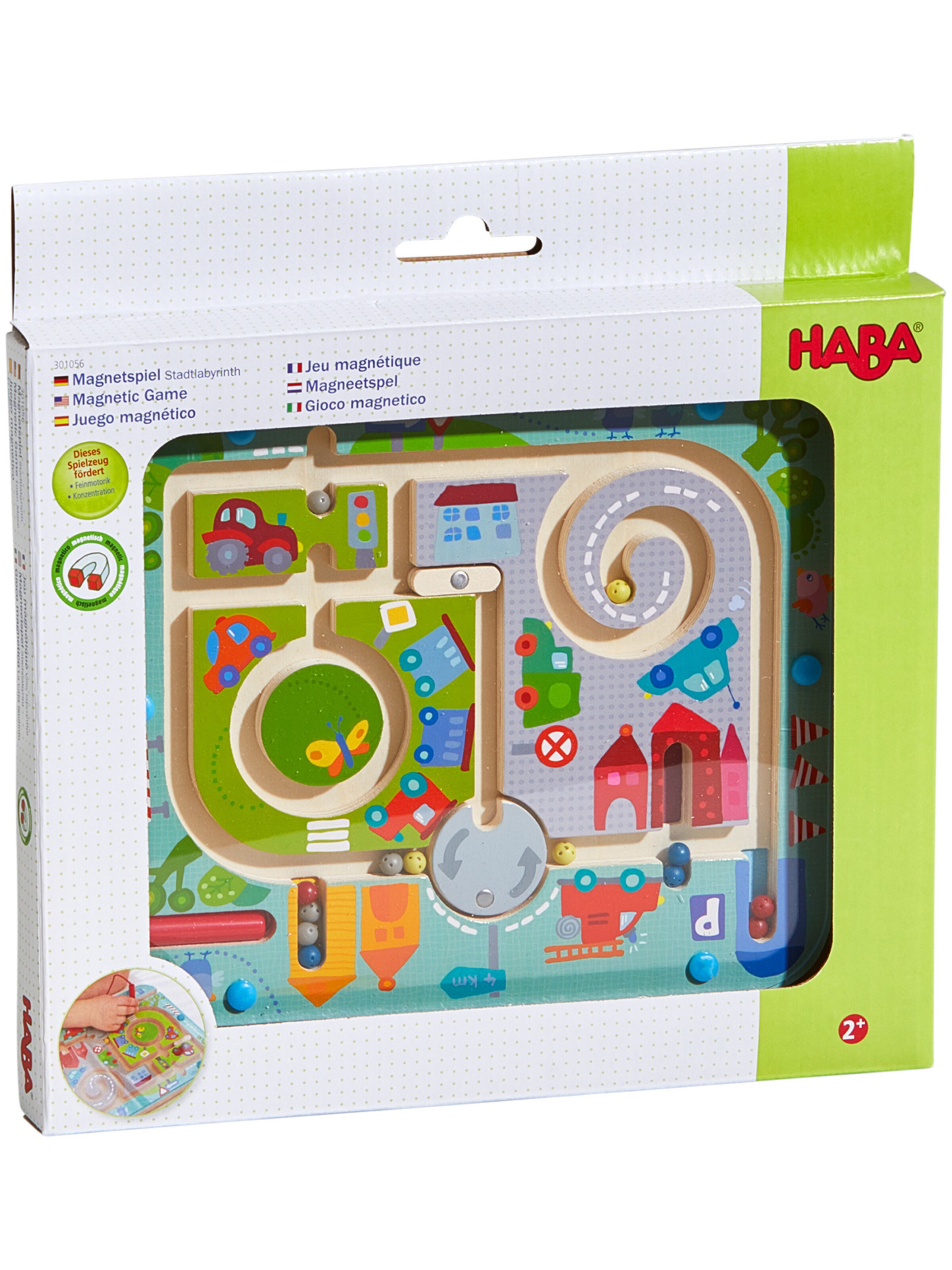 HABA Spiel ' Magnetspiel Stadtlabyrinth ' in Mischfarben: Vorderseite