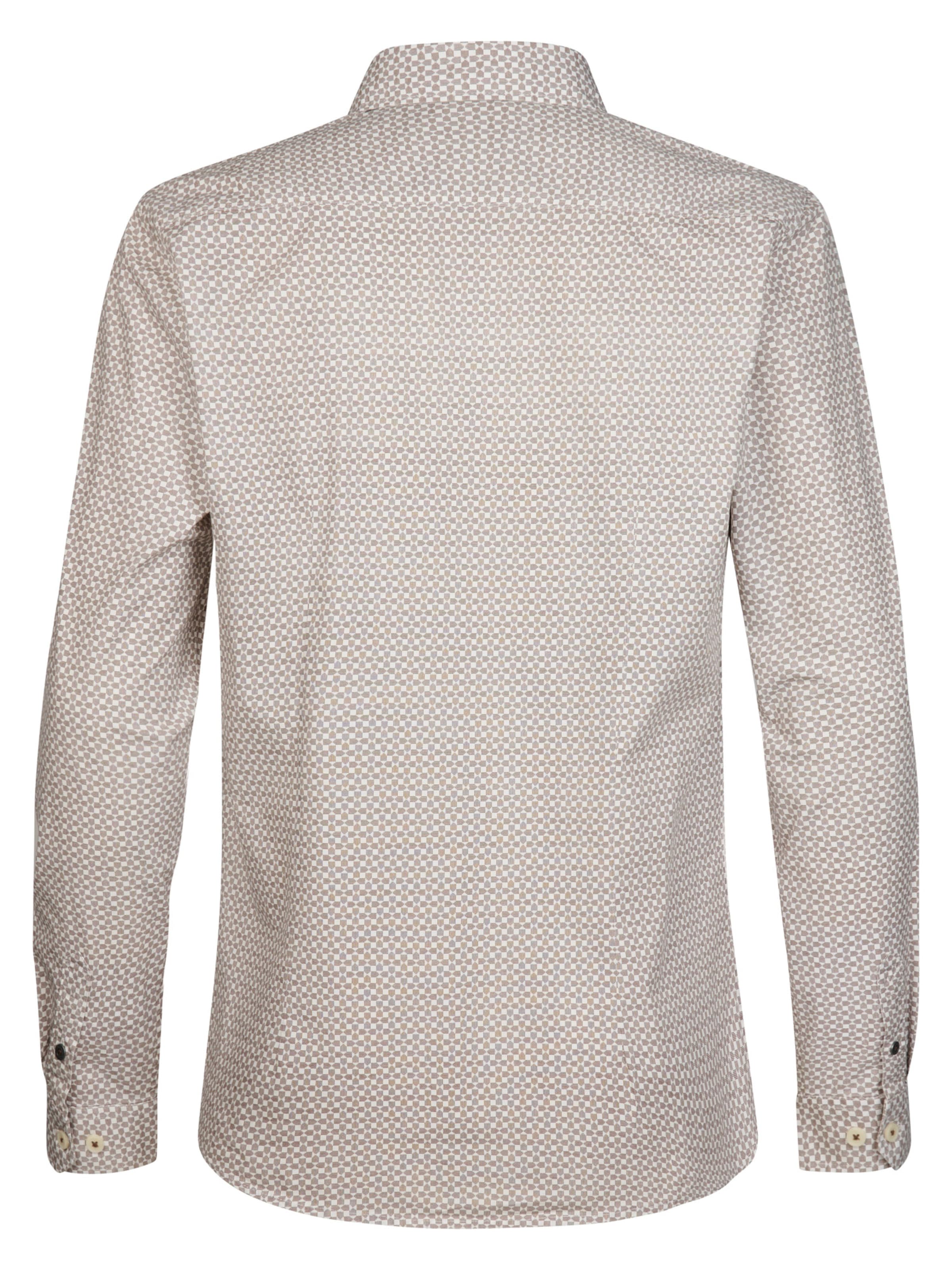 Coupe slim Chemise Petrol Industries en marron