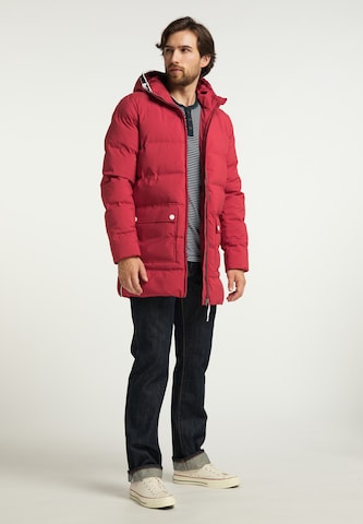 DreiMaster Maritim - Parka de inverno em vermelho