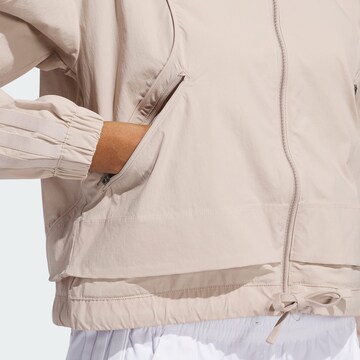 ADIDAS PERFORMANCE Sweatjacke in Braun