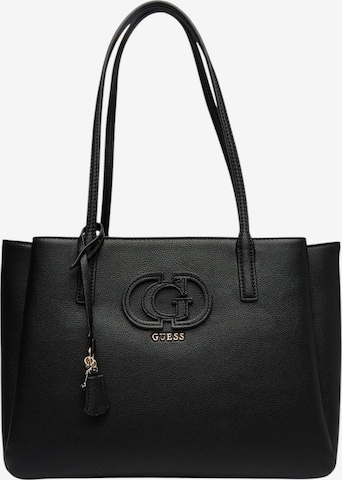 GUESS Shoppingväska 'ISOLA MULTI COMPE HWBG99 05230' i svart: framsida