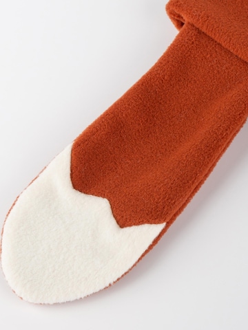 SIGIKID Scarf 'Fleece-Loopschal mit Baumwollfutter' in Brown