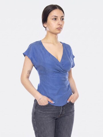 wild pony Bluse 'CREPE'‌‌‌ in Blau