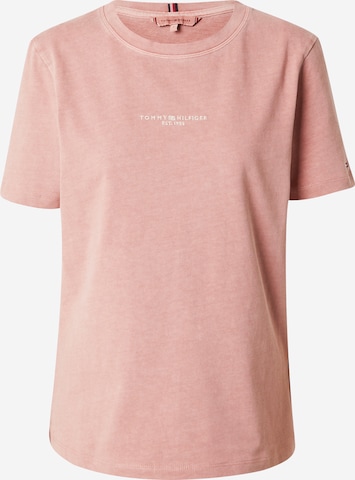 Maglietta di TOMMY HILFIGER in rosa: frontale