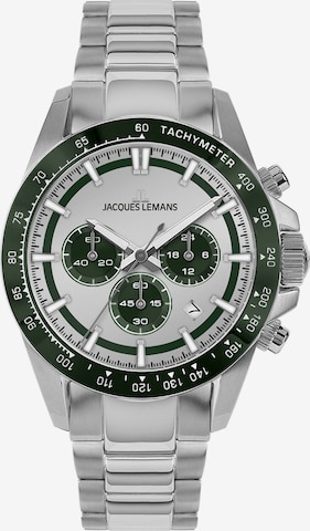 Jacques Lemans Analoguhr in Grün: Vorderseite