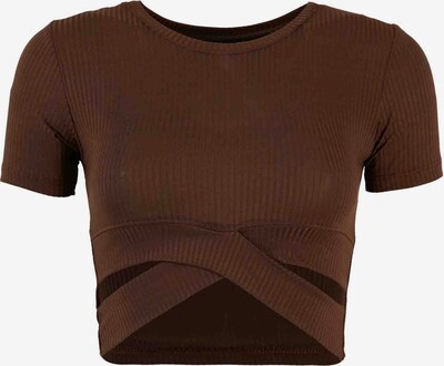 LELA Shirt in de kleur Chocoladebruin, Productweergave