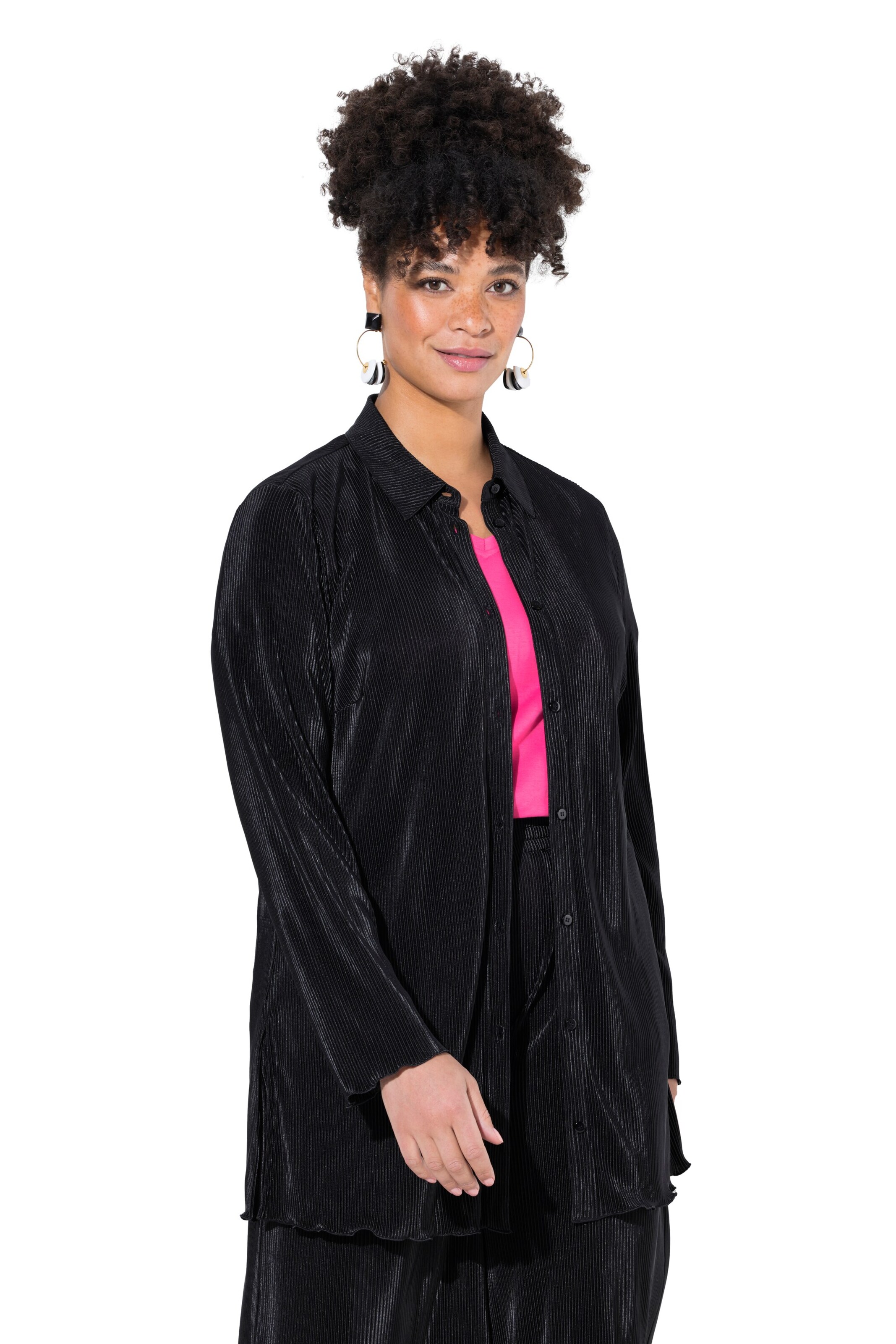 MIAMODA Blouse in Zwart: voorkant