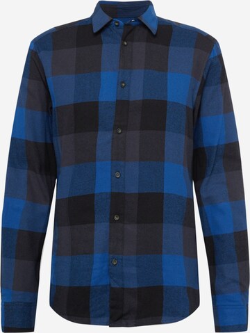 Only & Sons Button Up Shirt 'Gudmund' in Blue: front