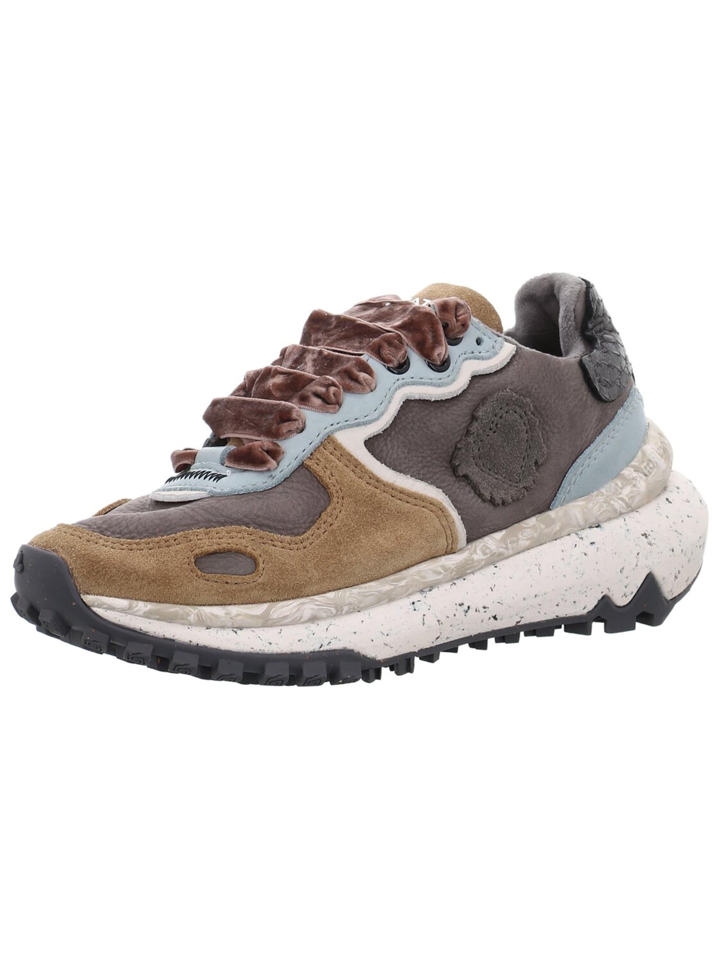satorisan Athletic Lace-Up Shoes in Grey: front