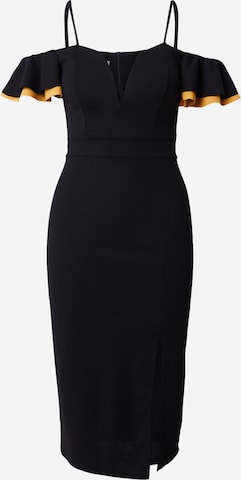 WAL G. - Vestido 'SIMAH' en negro: frente