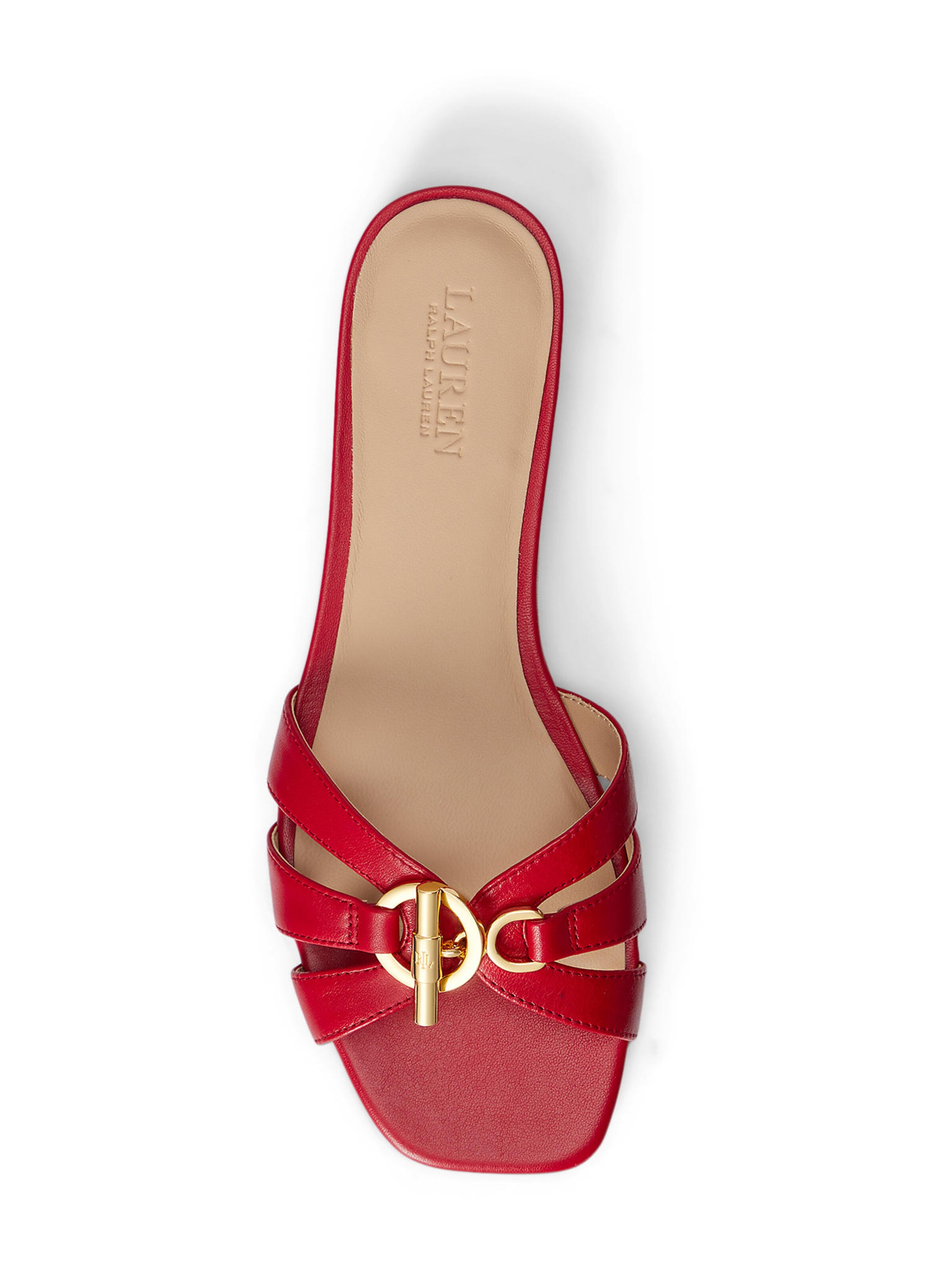 Lauren Ralph Lauren Mule 'BLAIKE' in Red