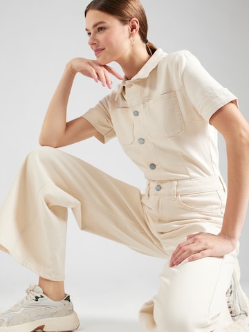 Tuta jumpsuit 'TWITTER' di Dawn in bianco