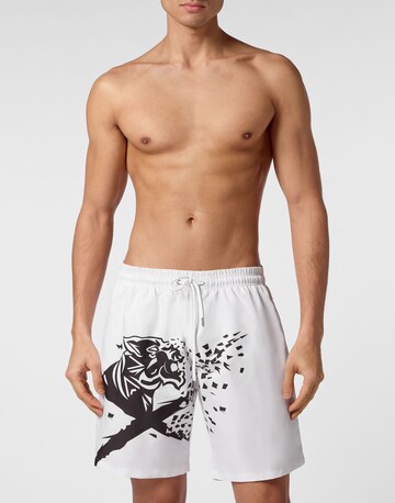 Plein Sport Zwemshorts in Wit