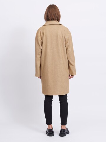 VILA Between-Seasons Coat in Beige