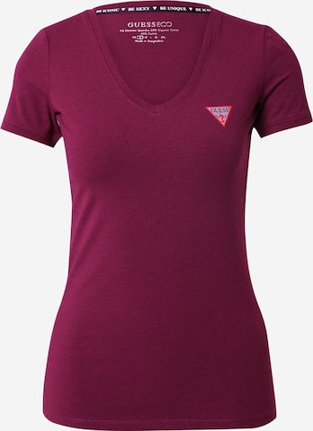 GUESS - Camiseta en rojo: frente