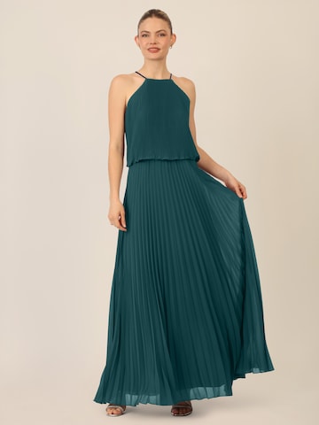 APART Chiffonkleid in Grün: Vorderseite