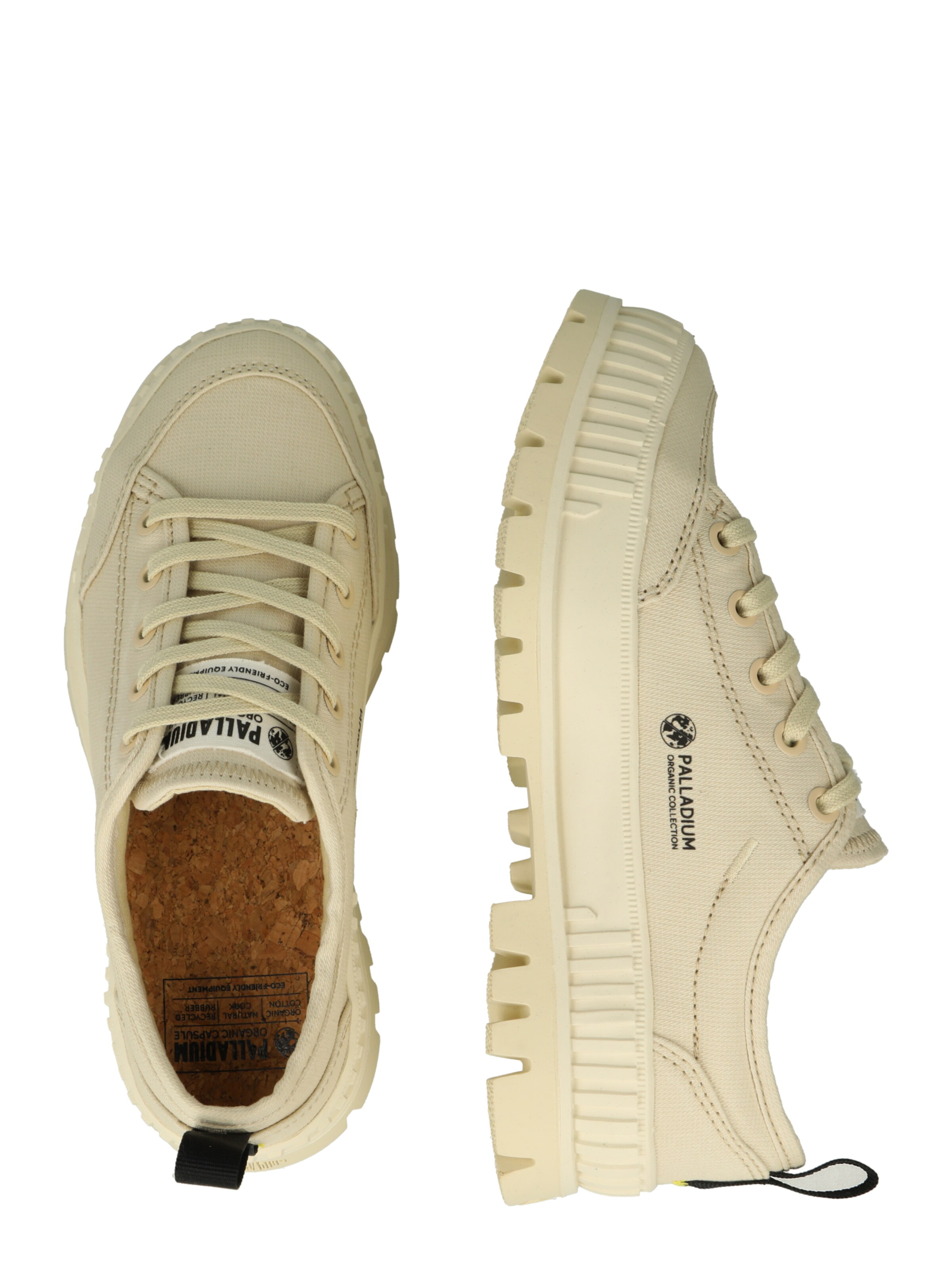 Chaussure à lacets 'Pallashock' Palladium en beige