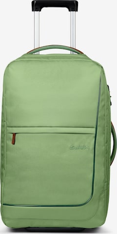 Satch Trolley 'Flow' in Groen: voorkant