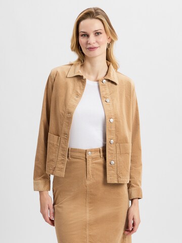 Marie Lund Jacke in Beige: Vorderseite