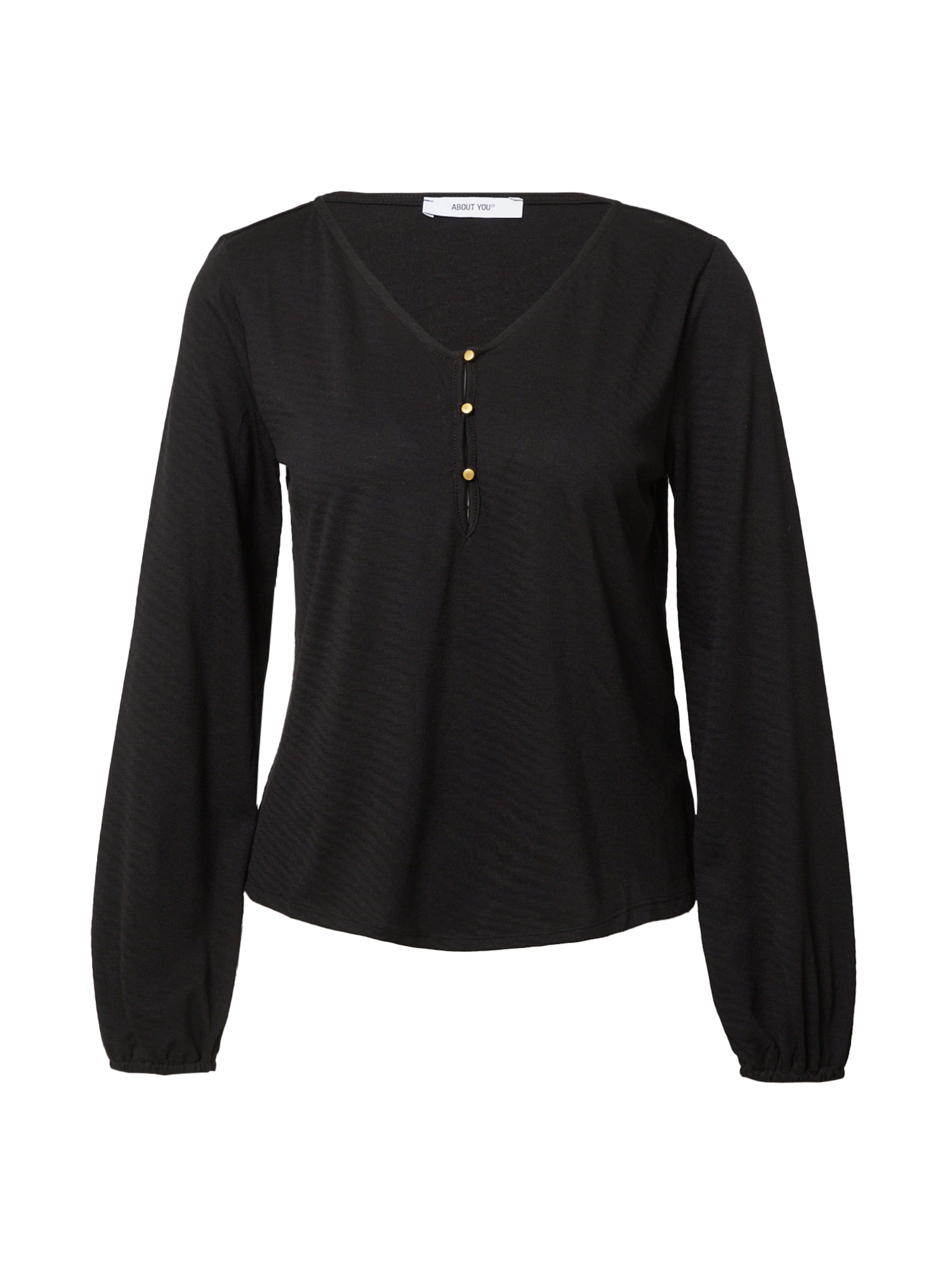 ABOUT YOU Тениска 'Hedda' в черно: отпред