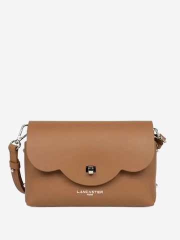 Sac bandoulière 'PUR & ELEMENT CITY FLORE' LANCASTER Paris en marron : devant