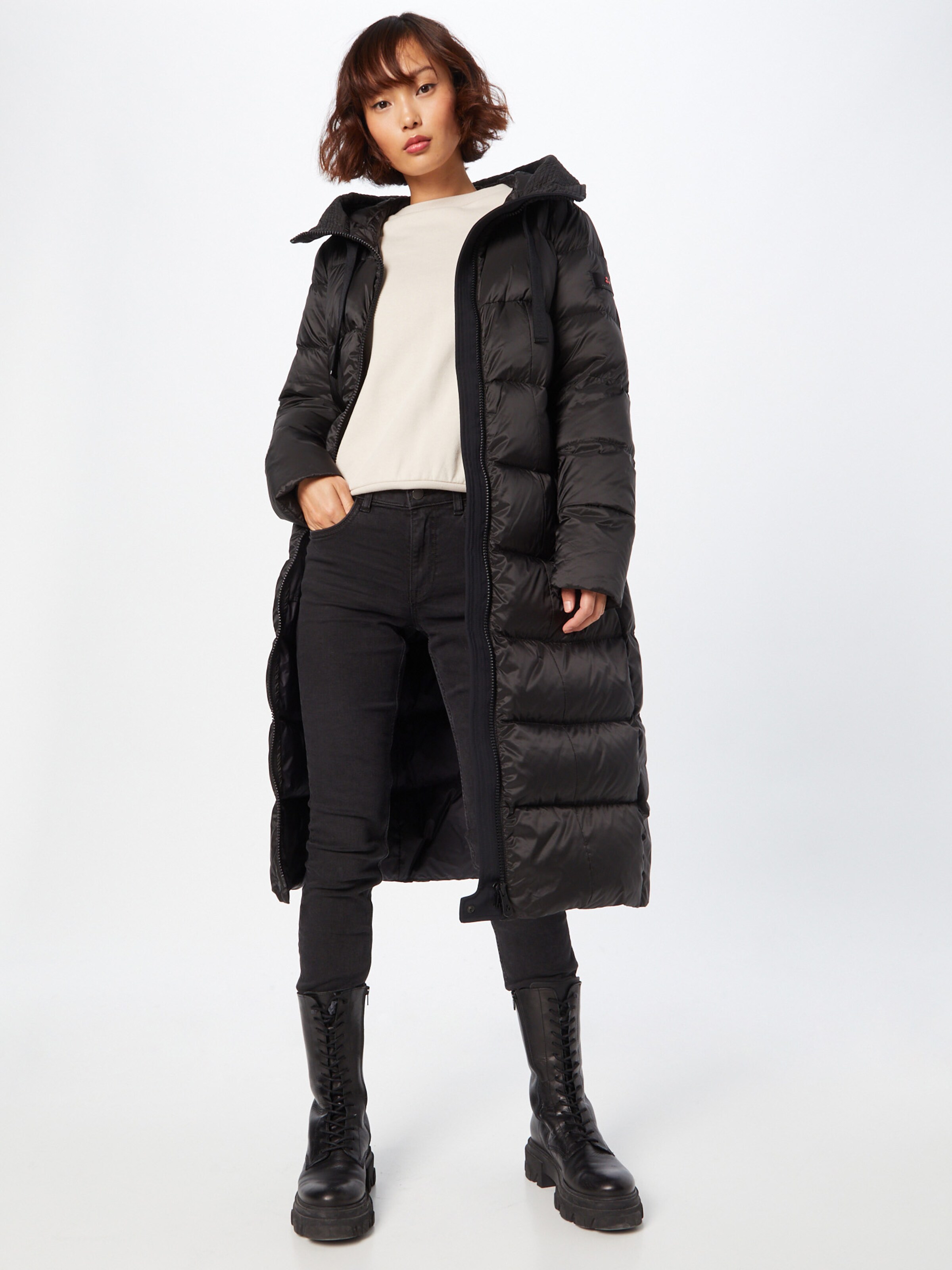 Peuterey Winter Coat 'Nunki Mqe' in Black | ABOUT YOU