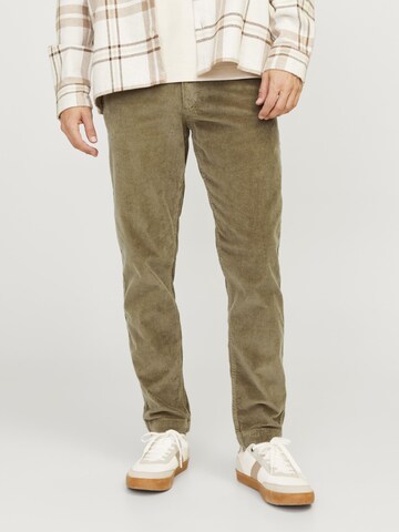 JACK & JONES Regular Chino in Groen: voorkant