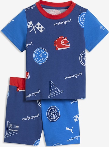 PUMA Trainingspak 'BMW M Motorsport Essentials' in Blauw: voorkant