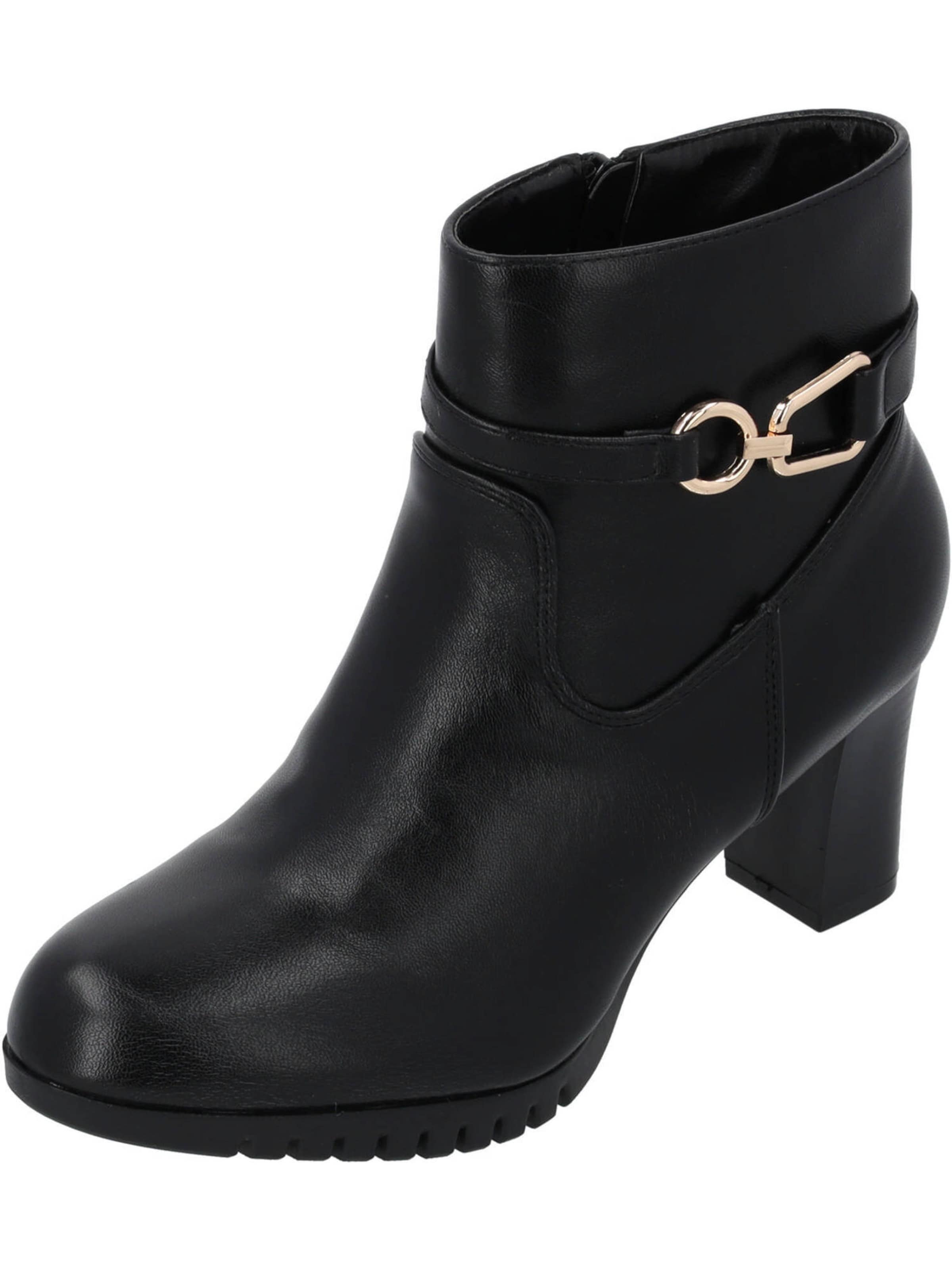 Palado Bootie 'Finnea' in Black: front