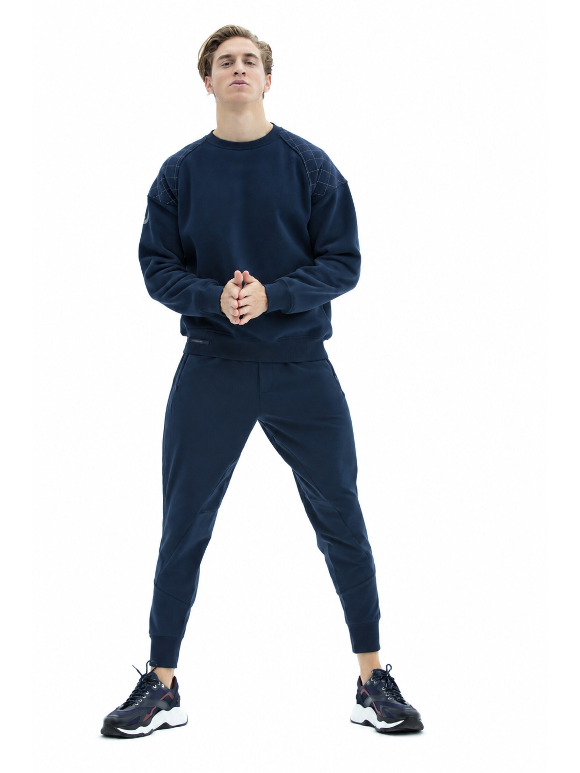 SCR. Sweatshirt 'BIMO' i blå