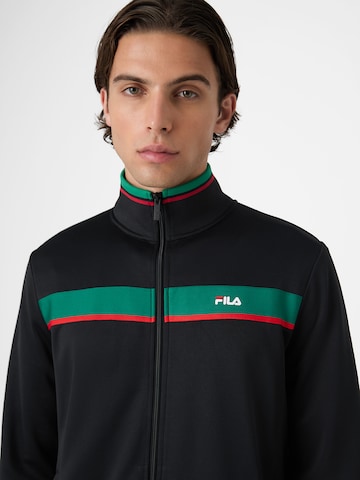FILA Кофта на молнии 'SAGANO' в Черный