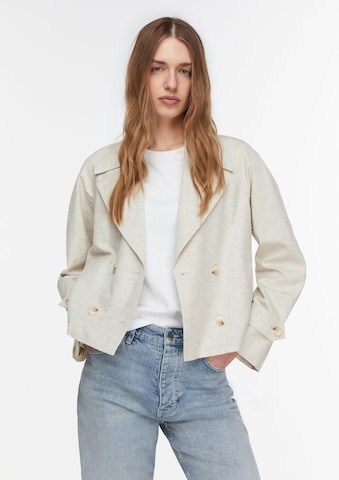 COMMA Tussenmantel in Beige: voorkant