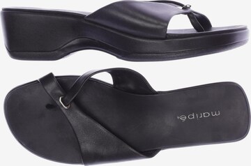 Maripå Sandalen 39,5 in Schwarz: predná strana