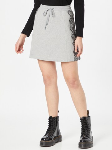 Love Moschino Skirt in Grey: front