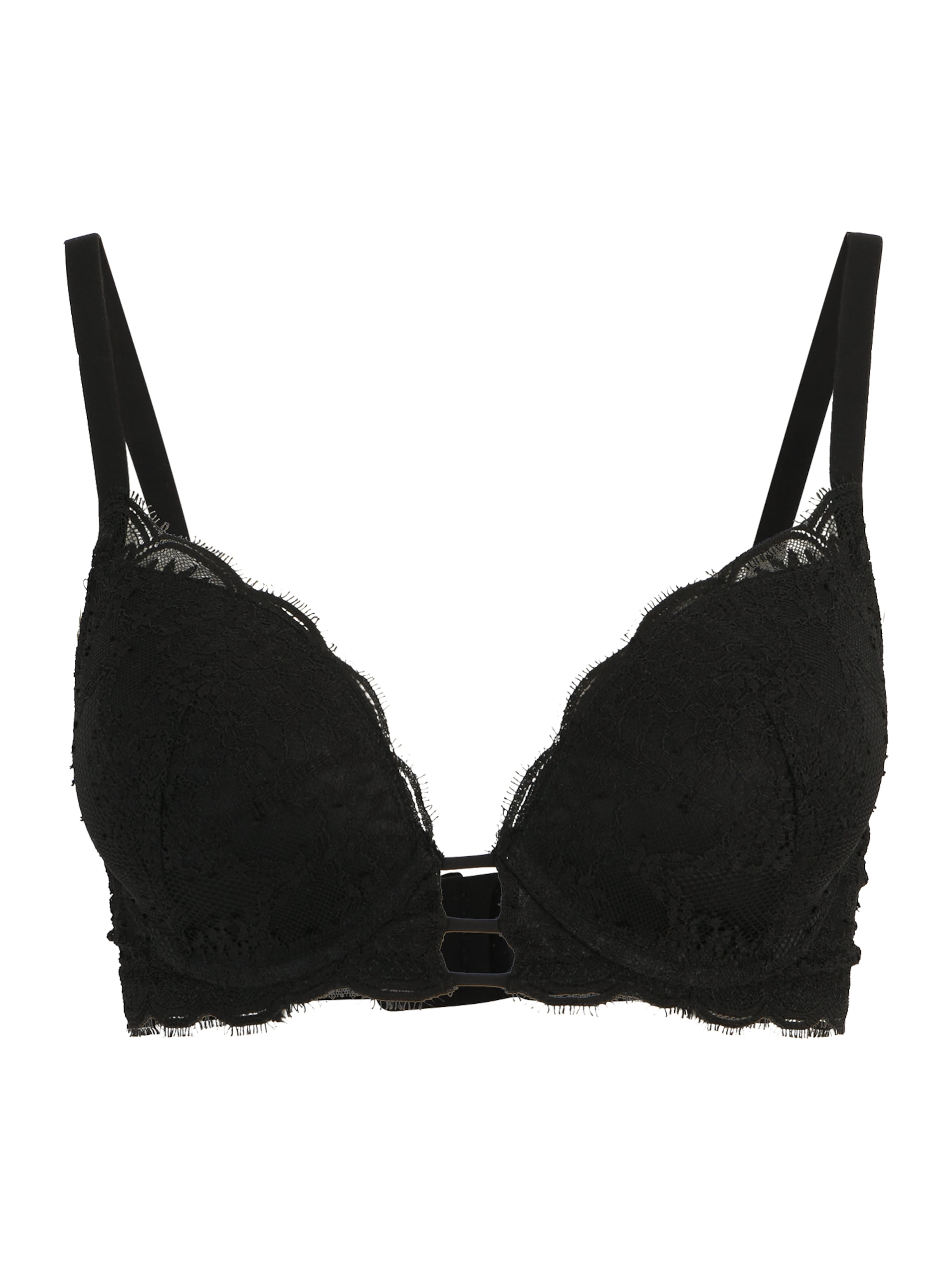 ETAM Trojúhelníková Podprsenka – černá: přední strana