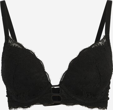 ETAM Triangle Bra in Black: front