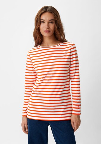 T-shirt comma casual identity en orange : devant