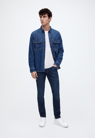 zils Abercrombie & Fitch Standarta piegriezums Krekls
