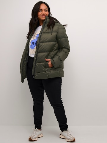 KAFFE CURVE Vinterjakke 'KCSusanna' i grøn