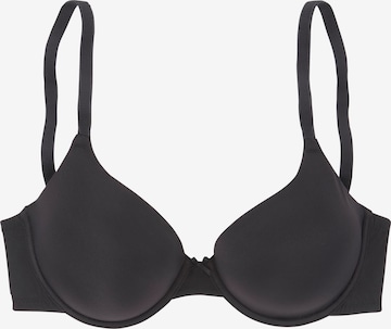 LASCANA T-shirt Bra in Black: front