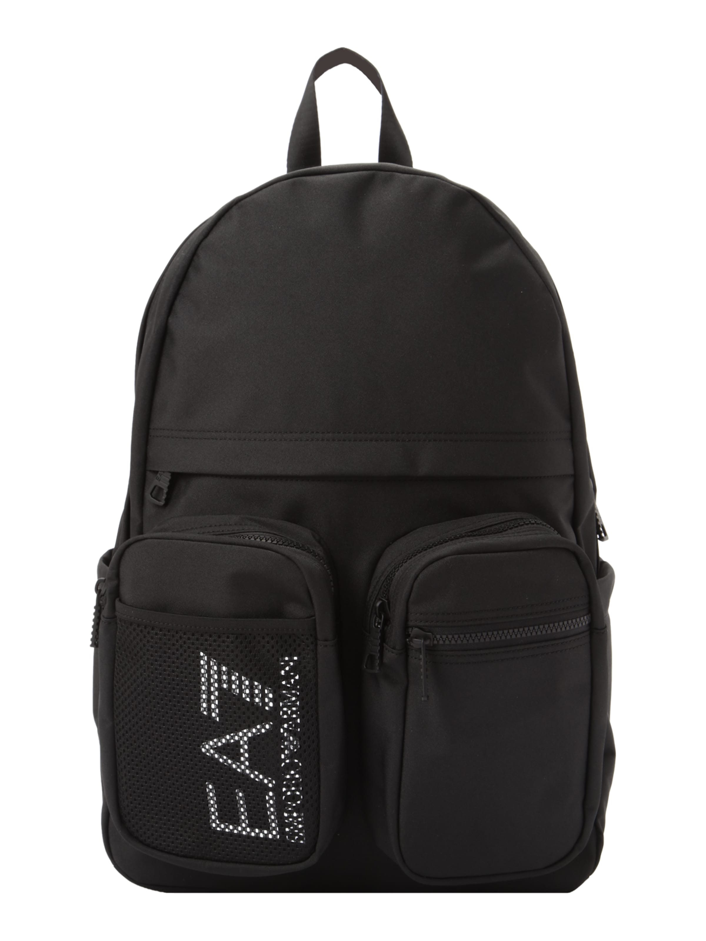 Sac à dos EA7 Emporio Armani en noir : devant