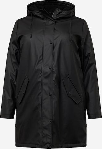 ONLY Carmakoma Between-Seasons Coat 'NEW SALLY' in Black: front