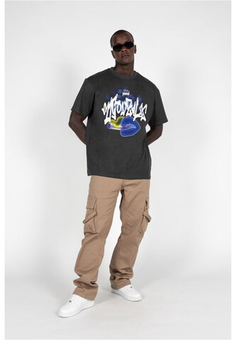 MJ Gonzales T-shirt 'Kiss' i grå