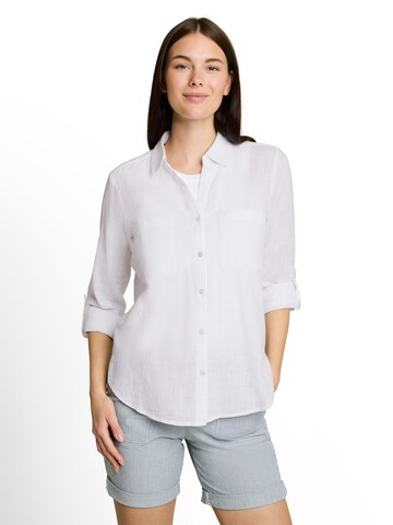 TOM TAILOR Bluse in Weiß: Vorderseite