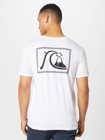 Tricou de la QUIKSILVER pe alb