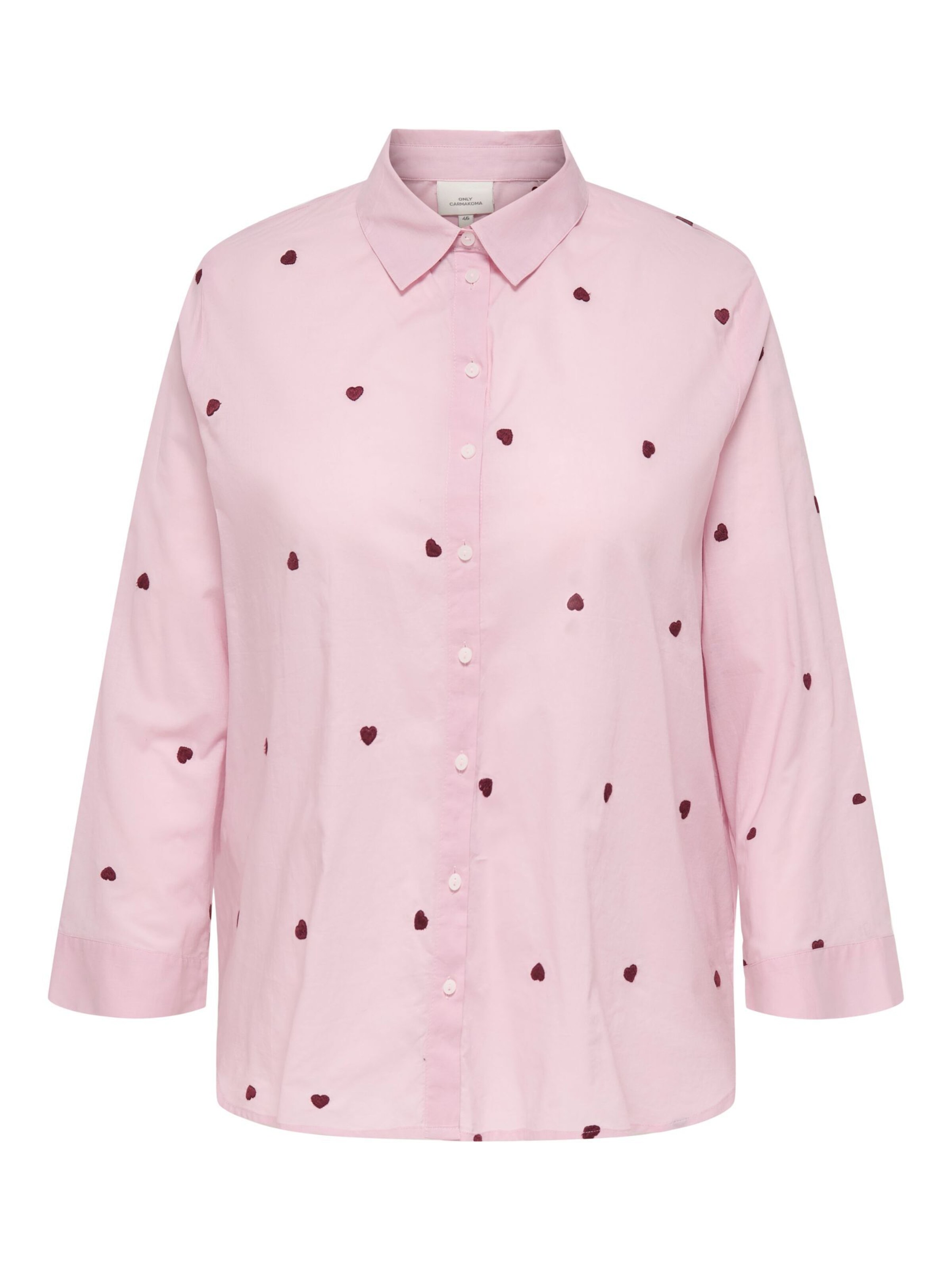 ONLY Carmakoma Blouse 'CARNew' in Pink: front