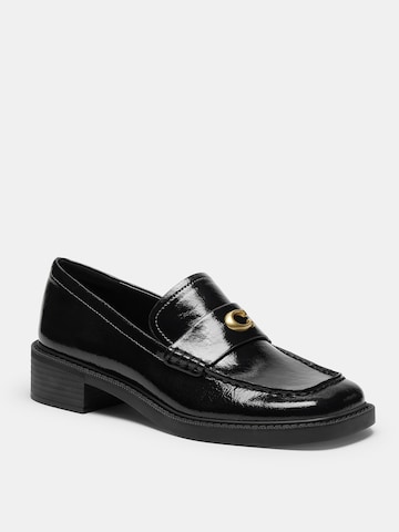 juoda COACH Loaferai