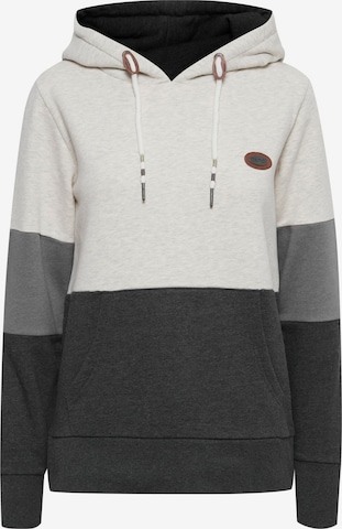 Sweat-shirt 'OXKathrine' Oxmo en gris : devant